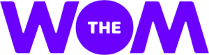 The WOM logo